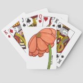 Orange Flower Notebook Spielkarten (Rückseite)