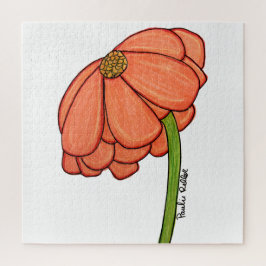 Orange Flower- Thinking of you... Puzzle
