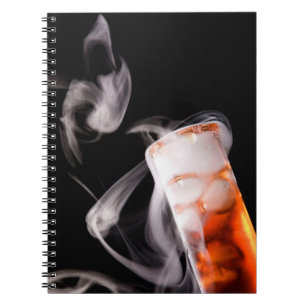 Orange Fluid Test Tube Gas Notizblock