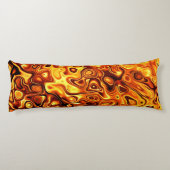 Orange Flüssigkeit Seitenschläferkissen (Rückseite)