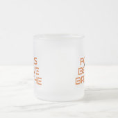 Orange Focus glaubt, dass das Breathe läuft Mattglastasse (Mittel)