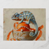 Orange - Foil-Postkarten Folien Feiertagspostkarte (Vorderseite)