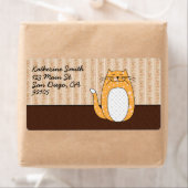 'Orange Folk Art Cat' (Insitu)