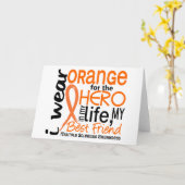Orange for Hero 2 Best Friend MS Karte (Gelbe Blume)