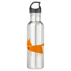 Orange Fox Edelstahlflasche