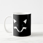 Orange Fox Face Halloween Apparel Matching Group F Kaffeetasse (Links)