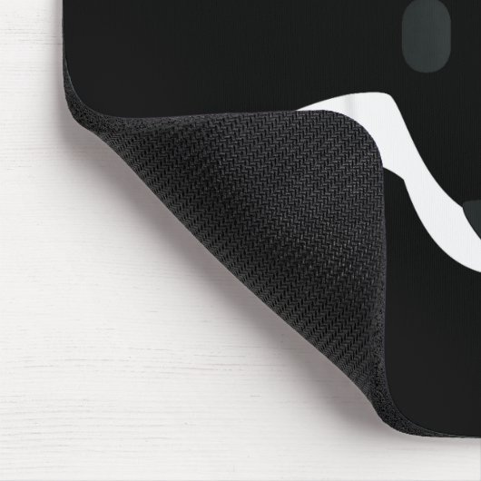 Orange Fox Face Halloween Apparel Matching Group F Mousepad (Ecke)