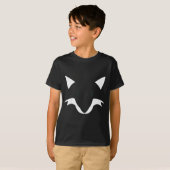Orange Fox Face Halloween Apparel Matching Group F T-Shirt (Vorne ganz)