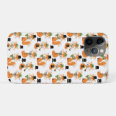 Orange Fox Herbst Bäume Wald Hipster Gläser Fox Case-Mate iPhone Hülle (Rückseite (Horizontal))
