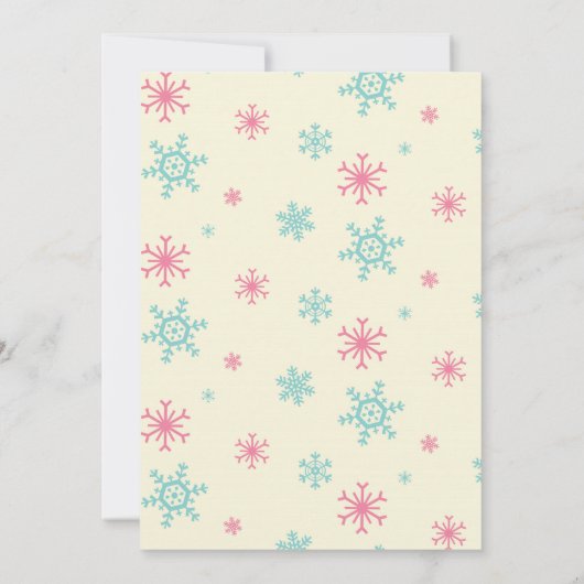 Orange Fox In Weihnachtsmannmütze Weihnachts-Party Einladung (Rückseite)