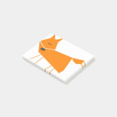 Orange Fox Post-it Klebezettel (angewinkelt)