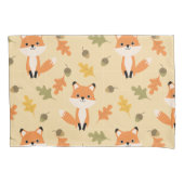 Orange Fox Woodland Pillowcase Kissenbezug (Vorderseite)