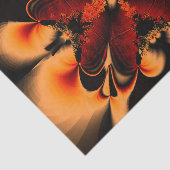 Orange Fraktal Blume Seidenpapier (Ausschnitt)