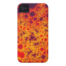 Orange Fraktal Smartphone Case