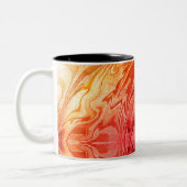 Orange Fraktal Tasse (Links)