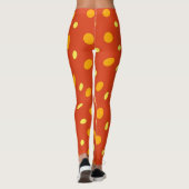 Orange Frauen Leggings (Rückseite)