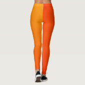 Orange Frauen Leggings (Rückseite)