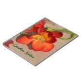Orange Freesia Blume Notebook Notizblock (Linke Seite)