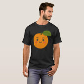 Orange – Fresh Vibrant Fruit Illustration T-Shirt (Vorne ganz)