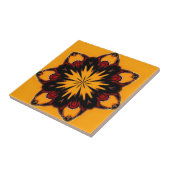 Orange Freude Fliese (Seite)