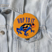 Orange Frog Button (Beispiel)
