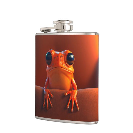 Orange Frog Flachmann (Links)