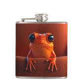 Orange Frog Flachmann (Vorderseite)