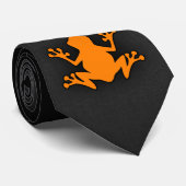 Orange Frog Krawatte (Gerollt)