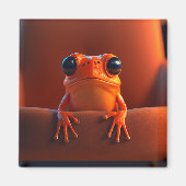 Orange Frog Magnet (Vorne)