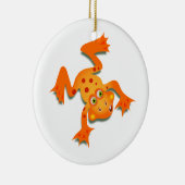 Orange Frosch Keramikornament (Rechts)