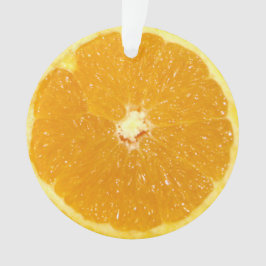 Orange Frucht-neue Scheibe Ornament