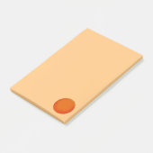 Orange - Fruchtsammlung - Post-it Klebezettel (angewinkelt)
