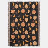 Orange Fruchtscheiben & Zimt Decke (Vorderseite Vertikal)