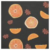Orange Fruchtscheiben & Zimt Stoff (Muster)