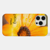 Orange Frühling Flash African Daisy Blume Benutzer iPhone Hülle (Rückseite (Horizontal))