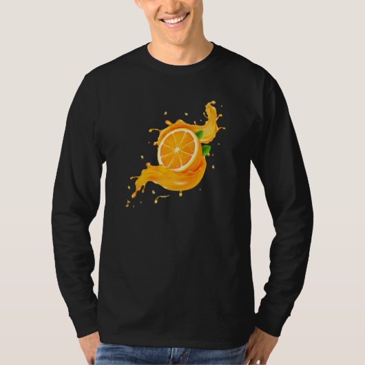 Orange Fruit 1 T-Shirt (Vorderseite)