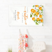 Orange Fruit Baby Duschbanner Banner (Insitu)