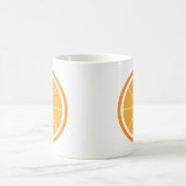 Orange Fruit Citrus Slice Kaffeetasse (Mittel)