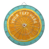 Orange Fruit Dartboard Dartscheibe (vorne)