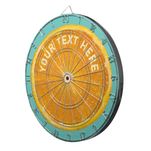 Orange Fruit Dartboard Dartscheibe (Vorderseite rechts)