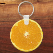 Orange Fruit Fresh Slice Schlüsselanhänger (Vorderseite)