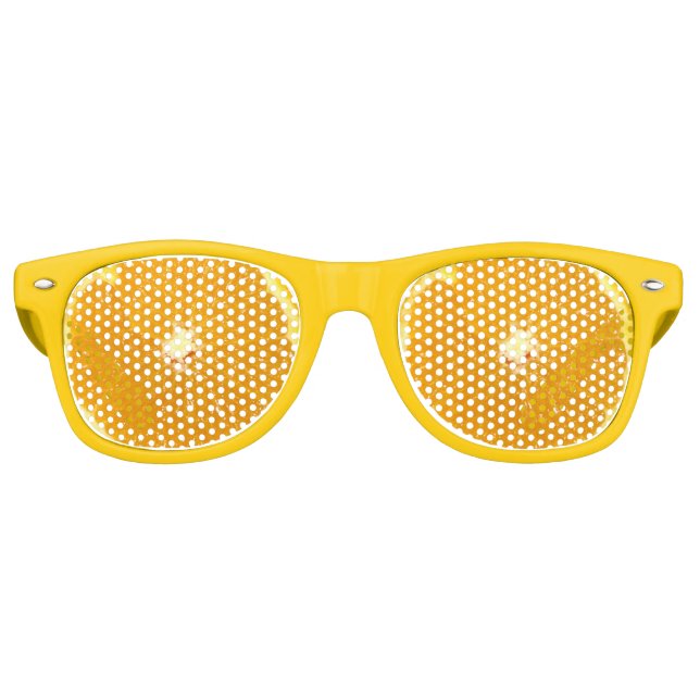 Orange Fruit Fresh Slice Sonnenbrille (Vorderseite)