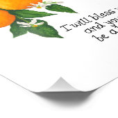 Orange Fruit Genesis 12:2 Fotodruck (Ecke)