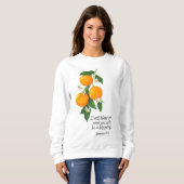 Orange Fruit Genesis 12:2 Sweatshirt (Vorne ganz)