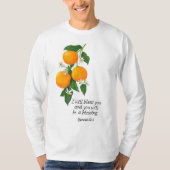 Orange Fruit Genesis 12:2 T-Shirt (Vorderseite)