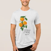 Orange Fruit Genesis 12:2 Tri-Blend Shirt (Vorderseite)