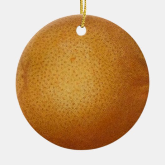 Orange fruit keramik ornament (Vorne)