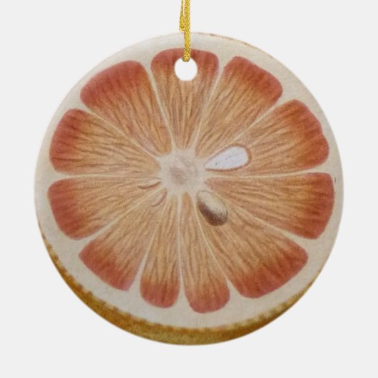 Orange fruit keramik ornament (Hinten)