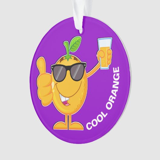 Orange Fruit Ornament (Vorderseite)