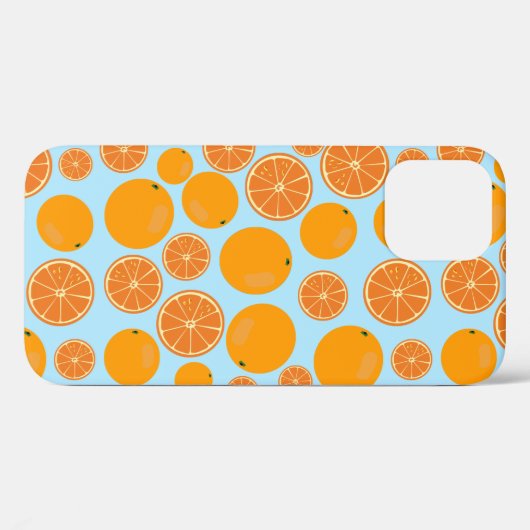 Orange Fruit Pattern Case-Mate iPhone Hülle (Rückseite (Horizontal))